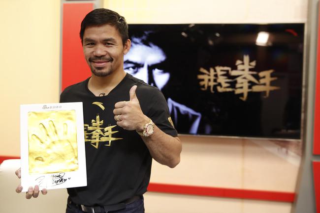 帕奎奥做客新浪