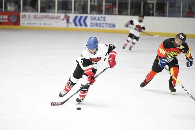 北京宏奥飞熊Wonder队与佛山零度阳光龙在比赛中