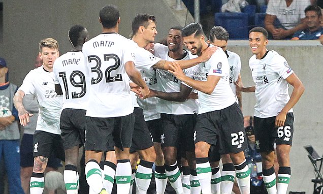 利物浦2-1客胜霍芬海姆