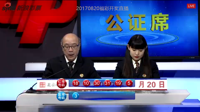 双色球开奖现场