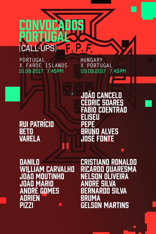 葡萄牙公布大名单