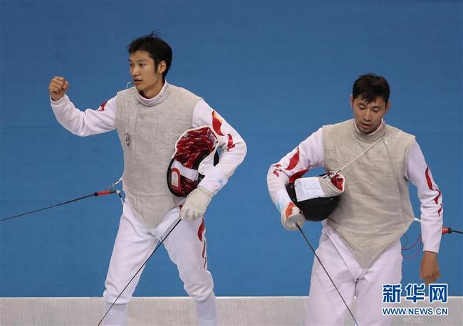 男子花剑团体广东队夺得冠军