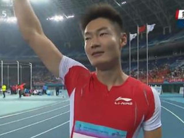 4X100张培萌夺冠告别