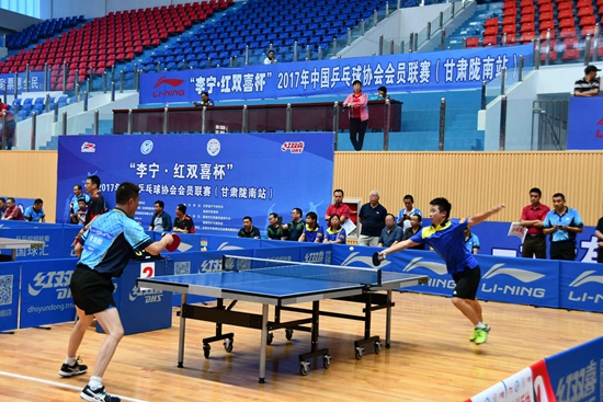 2017年中国乒乓球协会会员联赛甘肃陇南站落幕