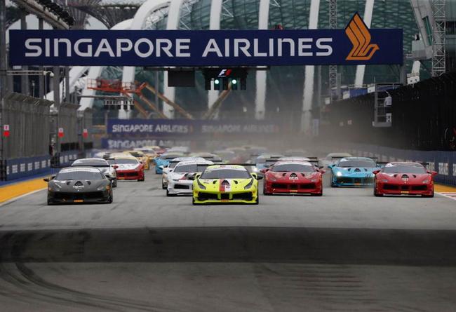 2017法拉利亚太挑战赛新加坡首回合-发车