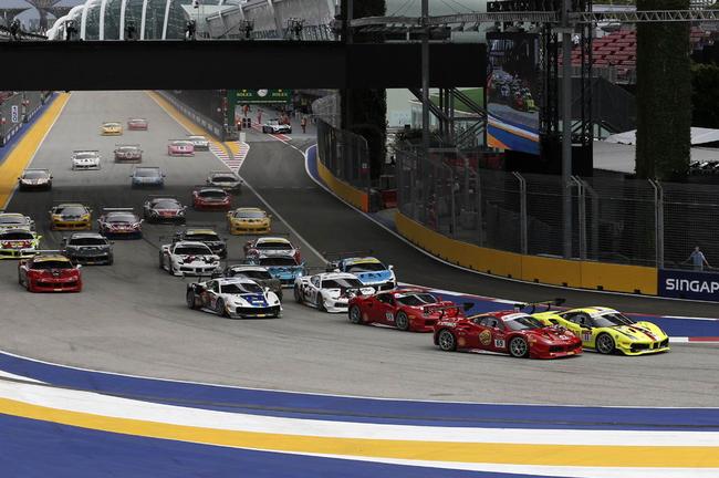 2017法拉利亚太挑战赛新加坡第二回合-发车