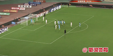 汪嵩角球助攻拉米雷斯得分