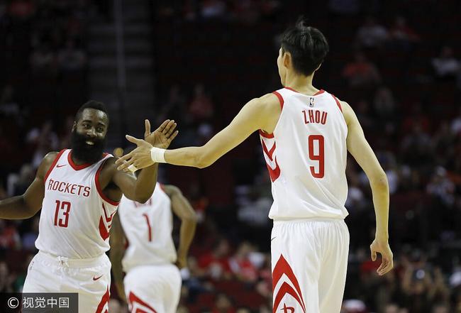 哈登与周琦