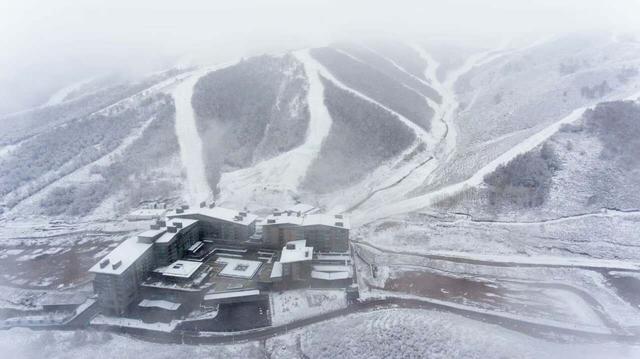 张家口赛区雪景