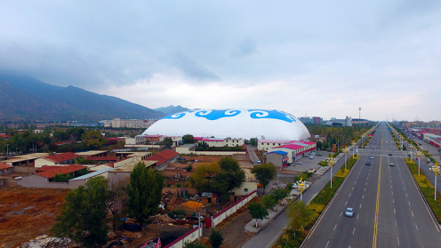 内蒙古医科大学金山校区气膜体育运动综合馆