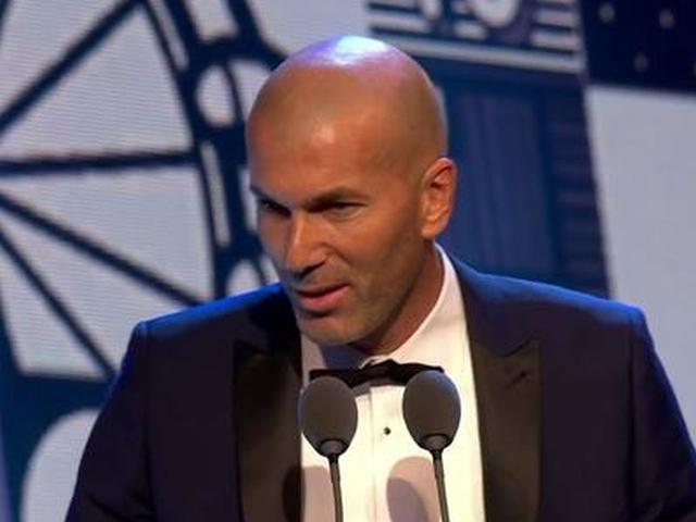 齐达内当选最佳男足教练