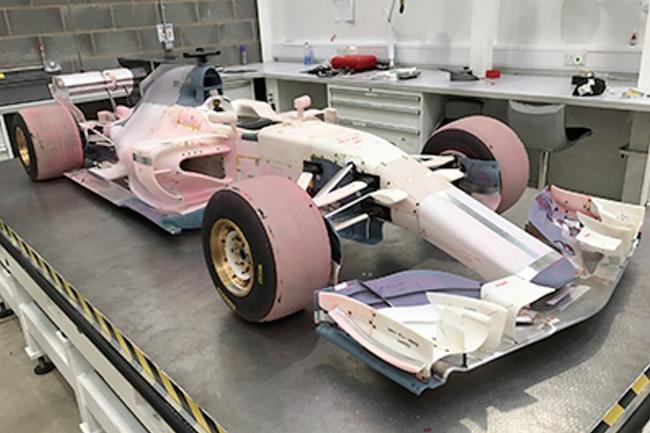 马诺车队2017F1赛车比例模型