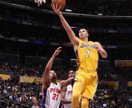 湖人打出了精彩的团队篮球