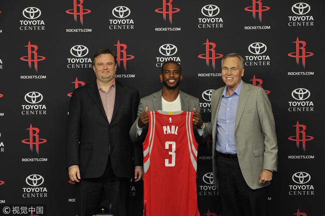 保罗目前代表火箭出战1场 拿到4分10助攻