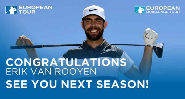 海南公开赛冠军埃里克-范-鲁彦领衔15人打进欧巡赛