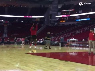 哈登赛前已经展现火热手感