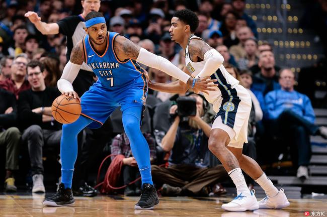 甜瓜28分难阻雷霆四连败