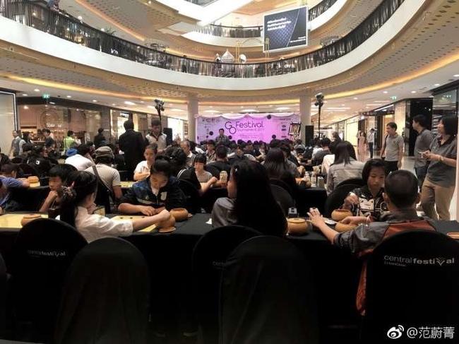 2017泰国清迈围棋节盛况。来源：范蔚菁微博