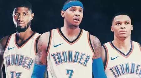 雷霆三巨头客战马刺