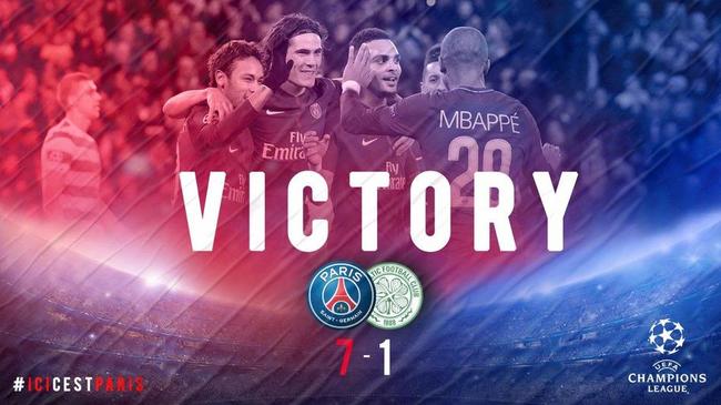 巴黎创欧冠小组赛进球纪录