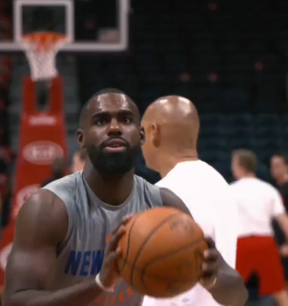 小哈达威赛前热身