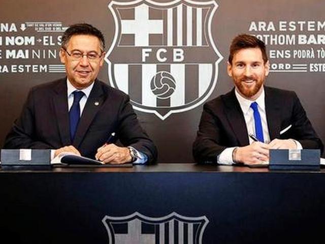 巴萨续约梅西违约金7亿欧