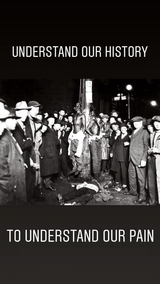 "一百年前的今天,三个非洲裔美国人在明尼苏达被5000个白人处以私刑