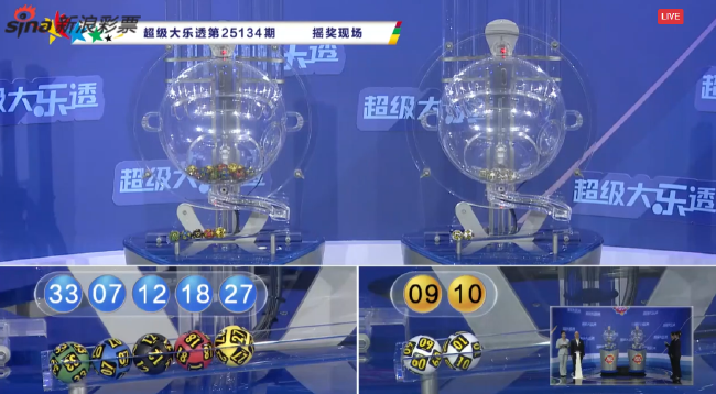 大乐透开奖直播截图