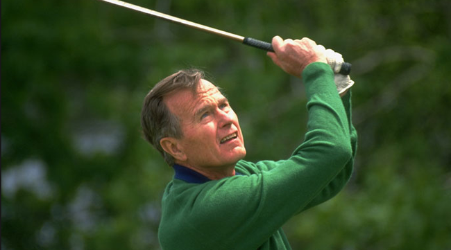 老布什挥杆高尔夫