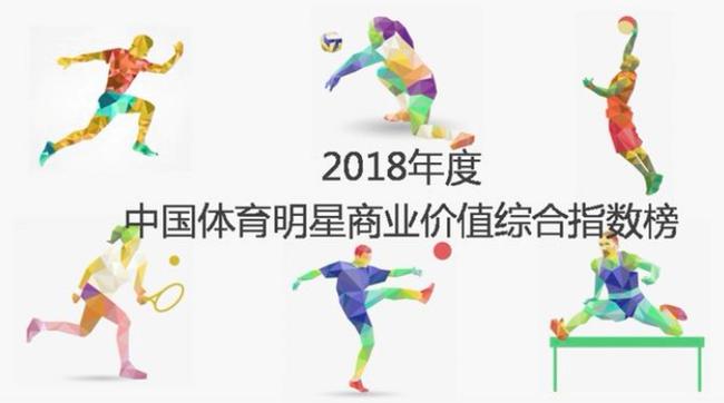 2018中国体育明星商业价值综合指数榜发布