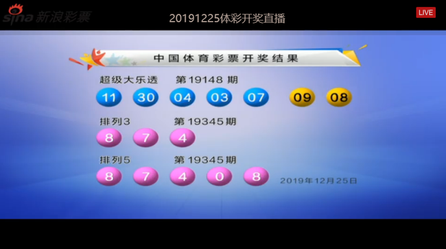 开奖详情