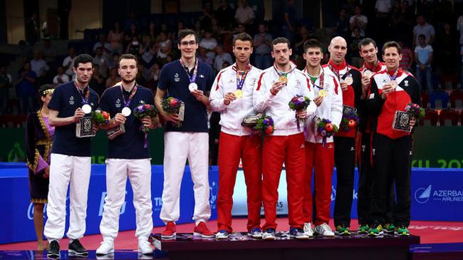 2015年葡萄牙获得欧洲运动会男团冠军