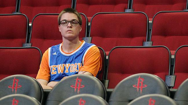 孤寂的尼克斯球迷（资料图）