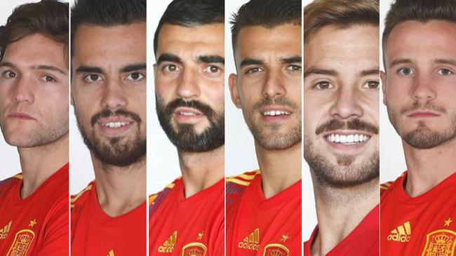 西班牙球员名单和照片图片
