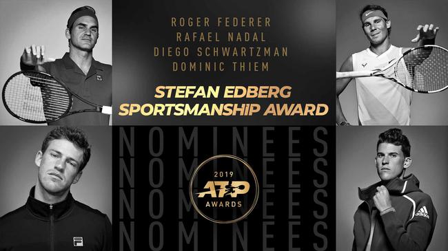 ATP年度大奖提名名单:费纳在列 穆雷入围最佳复出