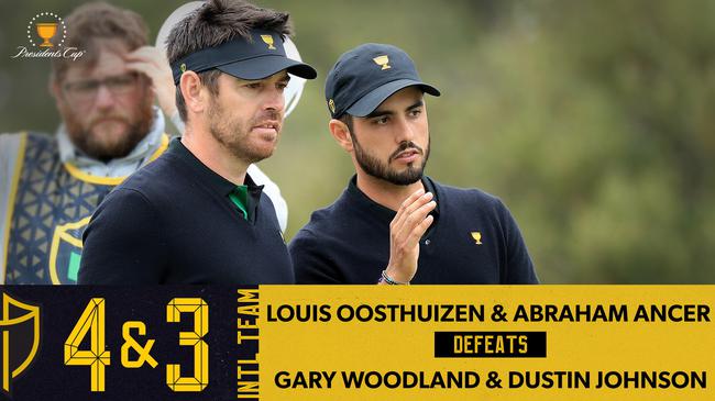 总统杯首日国际队4:1领先 伍兹组合拿美国唯一