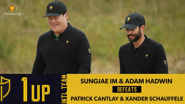 总统杯首日国际队4:1领先 伍兹组合拿美国唯一