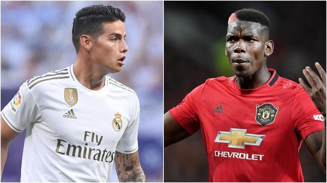 J罗跟博格巴互换东家？曝经纪人正在跟曼联谈判