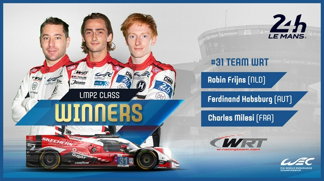 2021勒芒24小时耐力赛丰田车队7号车组夺冠