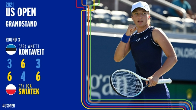 斯瓦泰克完成职业生涯突破首进美网女单第四轮