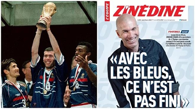 齐达内希望执教法国队：我在国家队的生涯还没有结束！