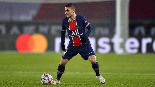 大巴黎中场维拉蒂遭遇停赛