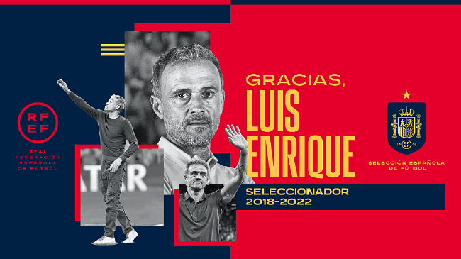 西班牙足协官方宣布：主教练恩里克下课 - 超艺体育