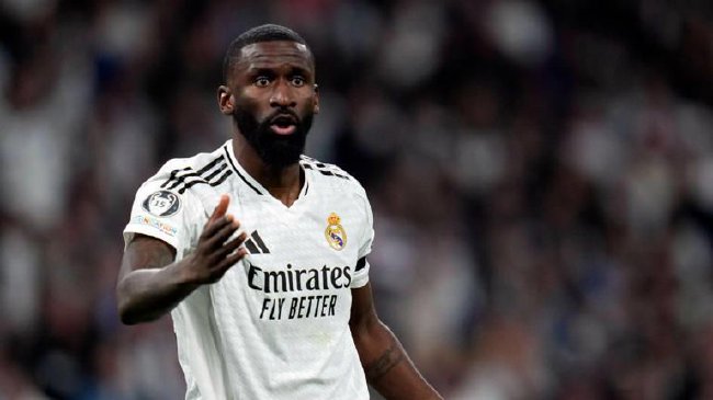 皇马主力后卫吕迪格遭遇停赛