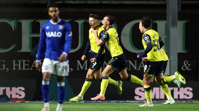 牛津联2-1战胜伊普斯维奇