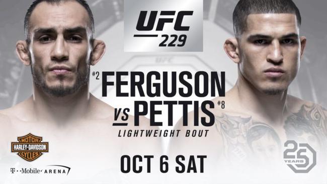 弗格森VS佩提斯敲定为UFC229的联合主赛
