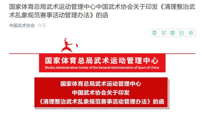 自创门派暗里约架? 武管中心重拳整理武术乱象