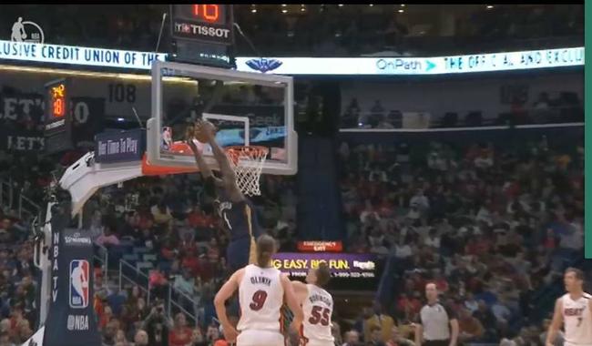 【影片】Zion:空接時球傳大了沒關係,我可以在天上等它!-黑特籃球-NBA新聞影音圖片分享社區