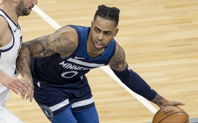 北京时间4月29日,德安吉洛-拉塞尔复出后一直打替补,但他表现不错