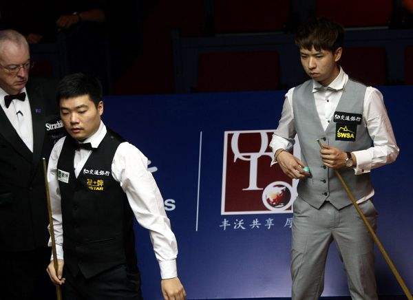 丁俊晖的5冠赛季，曾在上海大师赛决赛战胜过肖国栋
